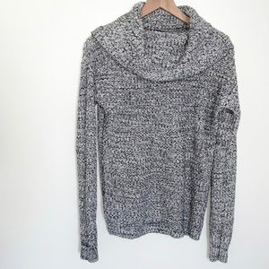 madison lilly cowl neck gray sweater